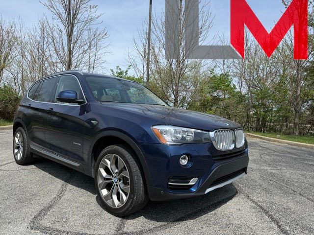 Deep Sea Blue Metallic 2017 BMW X3 xDrive28i AWD SUV / Crossover All-Wheel Drive 8-Speed Automatic