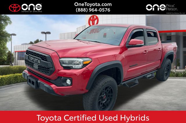 Red 2020 Toyota Tacoma TRD Off Road Double Cab 4WD Pickup Truck Four-Wheel Drive 6-Speed Automatic