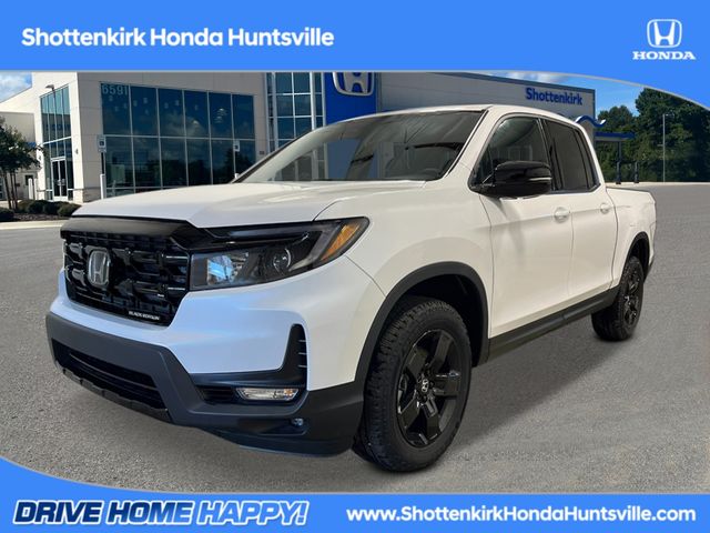 Platinum White Pearl 2026 Honda Ridgeline Black Edition AWD Pickup Truck All-Wheel Drive 9-Speed Automatic