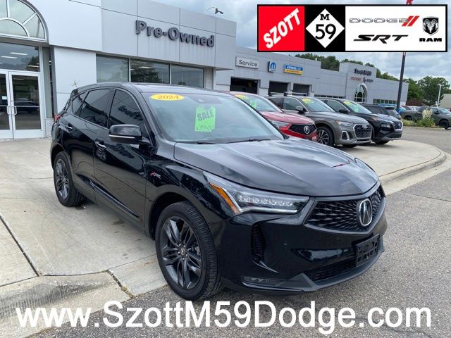 Majestic Black Pearl 2024 Acura RDX SUV / Crossover All-Wheel Drive Automatic
