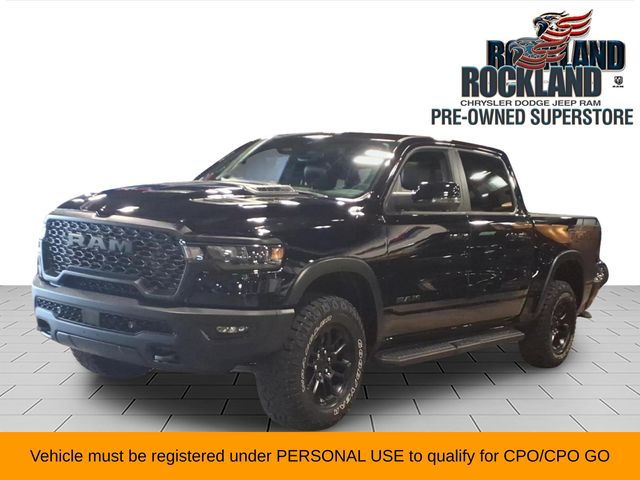 Diamond Black 2025 RAM 1500 Pickup Truck Four-Wheel Drive 8-Speed Automatic