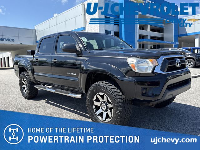 Black 2012 Toyota Tacoma PreRunner Double Cab SB Pickup Truck 4X2 4-Speed Automatic Overdrive