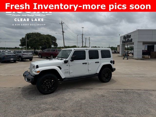 2023 Jeep Wrangler Sahara 4xe White at DeMontrond Gulf Freeway