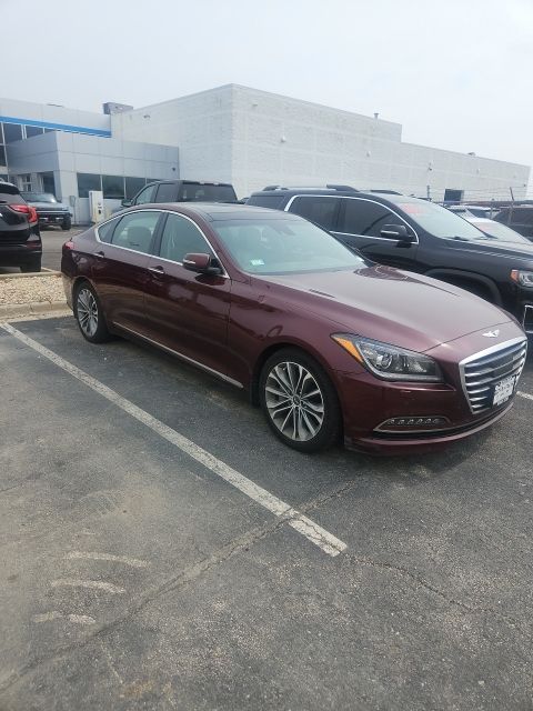 Pamplona Red 2016 Hyundai Genesis Sedan 8-Speed Automatic