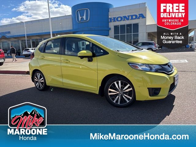 Mystic Yellow Pearl 2016 Honda Fit EX Hatchback Front-Wheel Drive Continuously Variable Transmission
