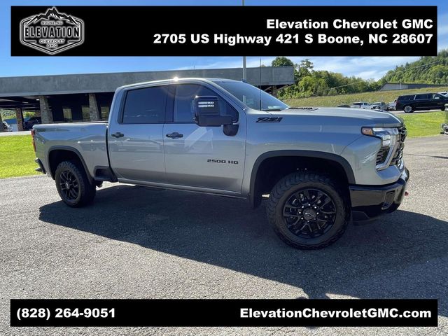 Sterling Gray Metallic 2026 Chevrolet Silverado 2500HD LTZ Crew Cab 4WD Pickup Truck Four-Wheel Drive Automatic