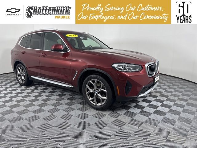 Aventurin Red Metallic 2022 BMW X3 SUV / Crossover All-Wheel Drive 8-Speed Automatic