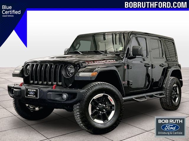 2020 Jeep Wrangler Unlimited Rubicon Black at Klick Lewis Buick Chevrolet