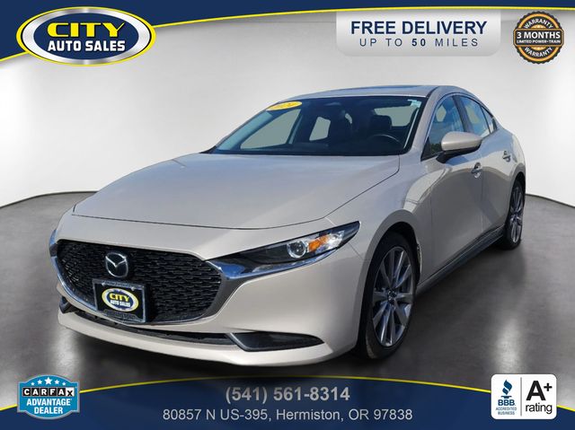 Gray (Platinum Quartz Metallic) 2024 Mazda MAZDA3 2.5 S Preferred Sedan FWD Sedan Front-Wheel Drive 6-Speed Automatic