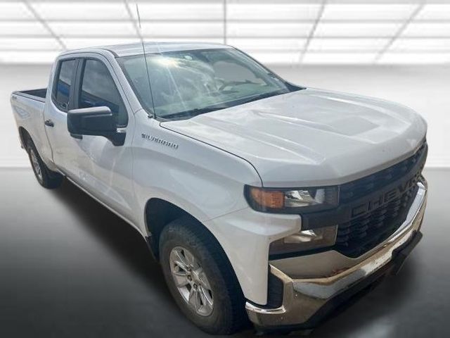 Summit White 2019 Chevrolet Silverado 1500 Work Truck Double Cab 4WD Pickup Truck Four-Wheel Drive 6-Speed Automatic Overdrive