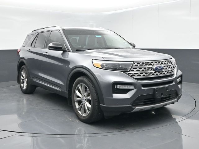 Gray Metallic 2022 Ford Explorer SUV / Crossover Rear-Wheel Drive Automatic