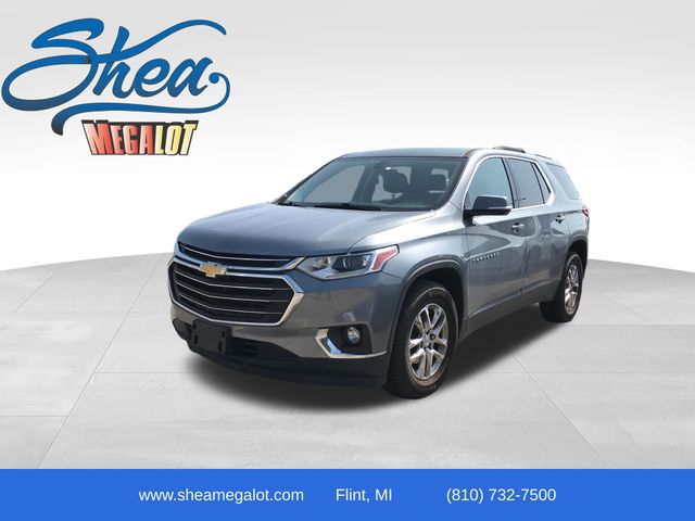 Gray (Satin Steel Metallic) 2018 Chevrolet Traverse SUV / Crossover Four-Wheel Drive 9-Speed Automatic