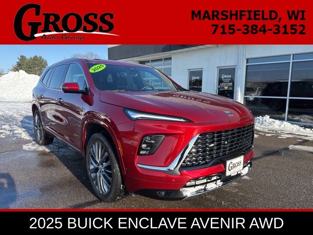 Cherry Red Tintcoat 2025 Buick Enclave Avenir AWD SUV / Crossover Four-Wheel Drive 8-Speed Automatic