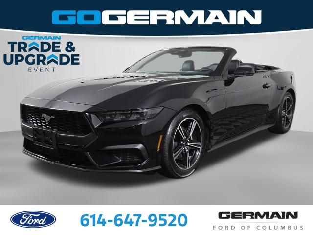 Shadow Black 2025 Ford Mustang EcoBoost Premium Convertible RWD Convertible Rear-Wheel Drive Automatic