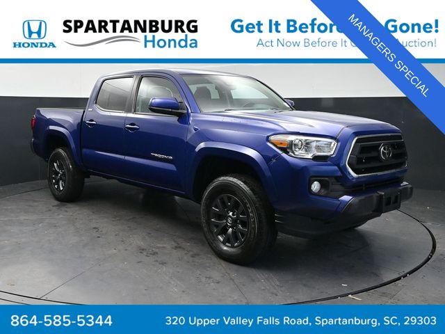 Blue Crush Metallic 2023 Toyota Tacoma Pickup Truck Four-Wheel Drive 6-Speed Automatic