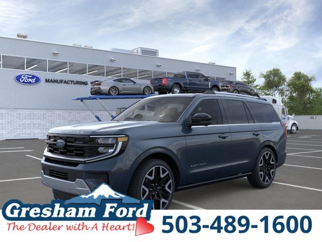 Stone Blue Metallic 2026 Ford Expedition Platinum 4WD SUV / Crossover Four-Wheel Drive Automatic