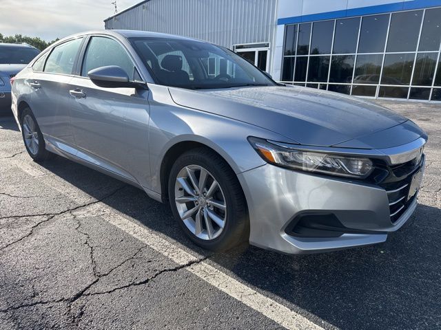 Silver 2022 Honda Accord LX FWD Sedan Front-Wheel Drive Continuously Variable Transmission