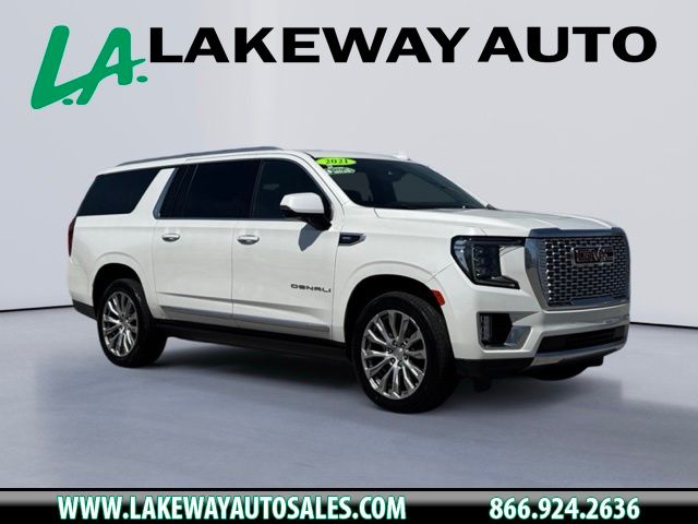 White Frost Tricoat 2021 GMC Yukon XL Denali 4WD SUV / Crossover Four-Wheel Drive Automatic