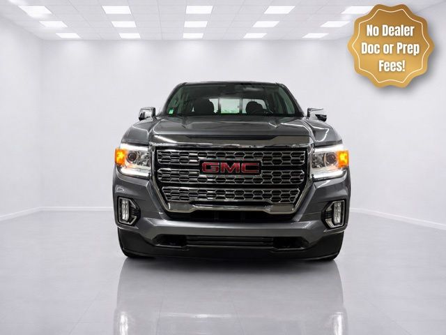 Gray (Satin Steel Metallic) 2022 GMC Canyon Pickup Truck Four-Wheel Drive 8-Speed Automatic