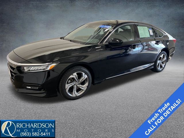 Crystal Black Pearl 2020 Honda Accord 1.5T EX FWD Sedan Front-Wheel Drive Continuously Variable Transmission