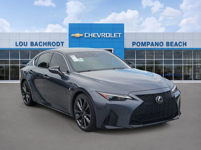 Gray 2021 Lexus IS Sedan Rear-Wheel Drive 8-Speed Automatic