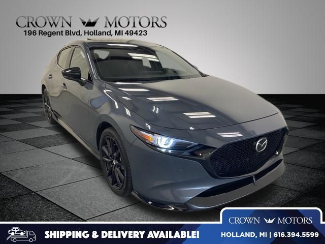 Gray Metallic 2025 Mazda MAZDA3 Hatchback All-Wheel Drive 6-Speed Automatic