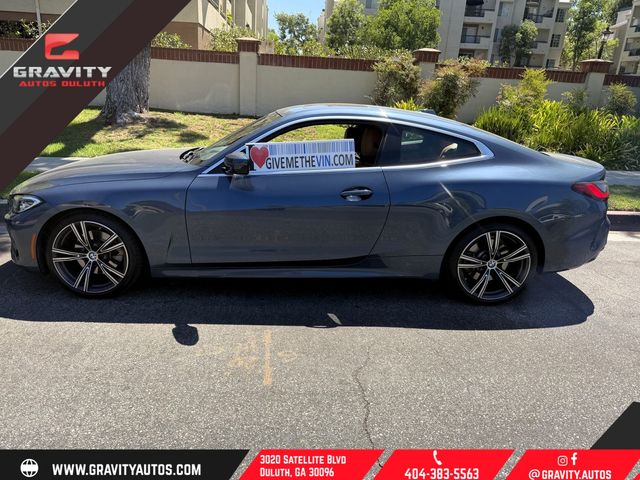 Arctic Race Blue Metallic 2024 BMW 4 Series Coupe Rear-Wheel Drive 8-Speed Automatic