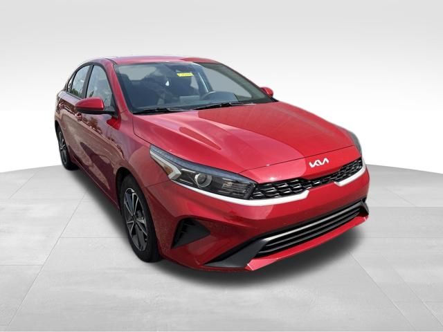 Currant Red 2024 Kia Forte Sedan Front-Wheel Drive Continuously Variable Transmission