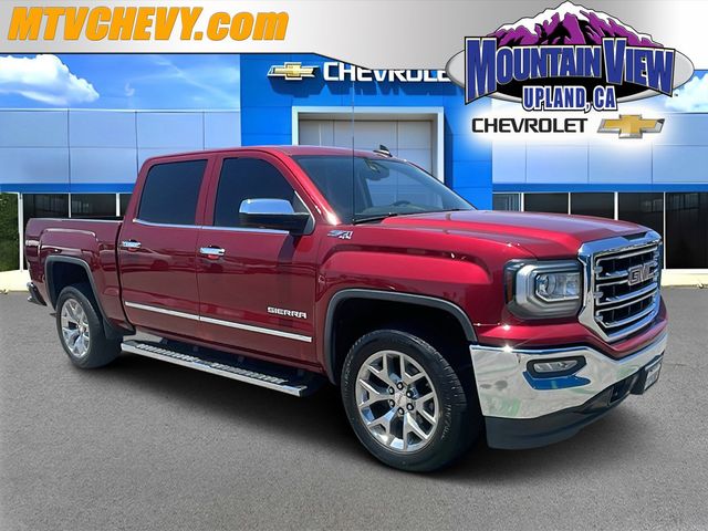 Red (Burgundy) 2018 GMC Sierra 1500 Pickup Truck Four-Wheel Drive 6-Speed Automatic Overdrive