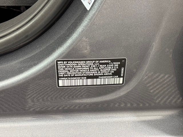 Used 2021 Volkswagen Passat Sedan