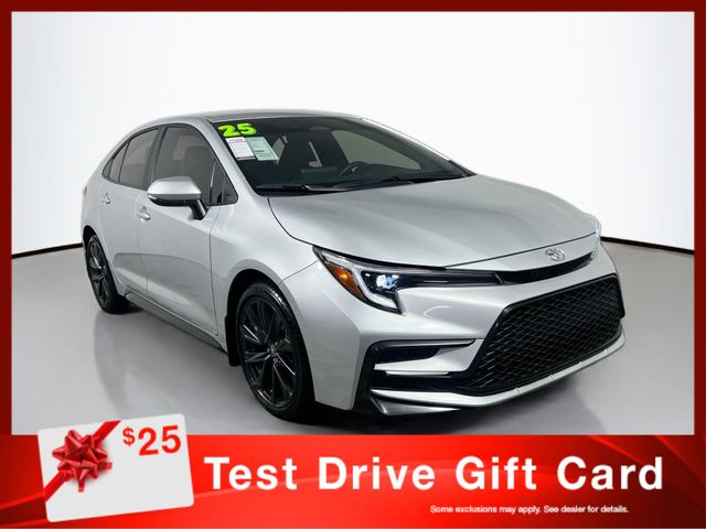 Classic Silver Metallic 2025 Toyota Corolla Sedan Front-Wheel Drive Continuously Variable Transmission