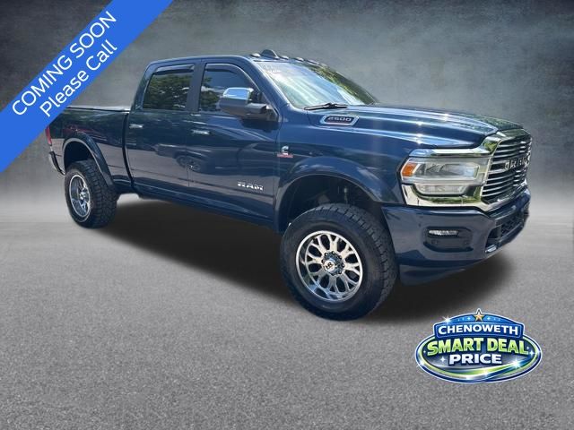 Patriot Blue Pearlcoat 2022 RAM 2500 Laramie Crew Cab 4WD Pickup Truck Four-Wheel Drive 6-Speed Automatic