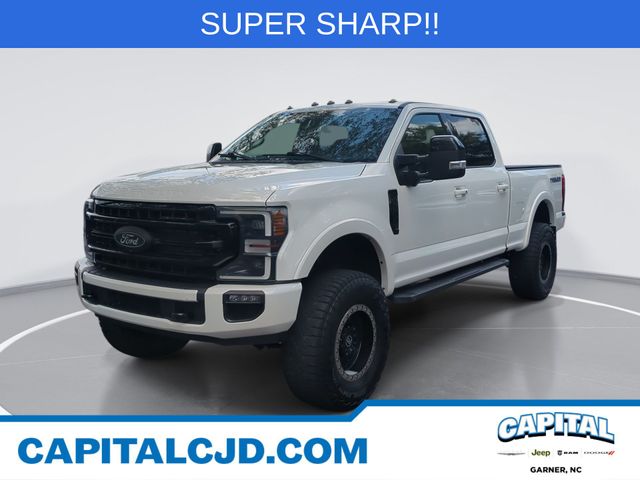 White Metallic 2022 Ford F-350 Super Duty Pickup Truck Four-Wheel Drive Automatic