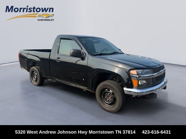 Black 2008 Chevrolet Colorado Pickup Truck 4X2 5-Speed Manual Overdrive