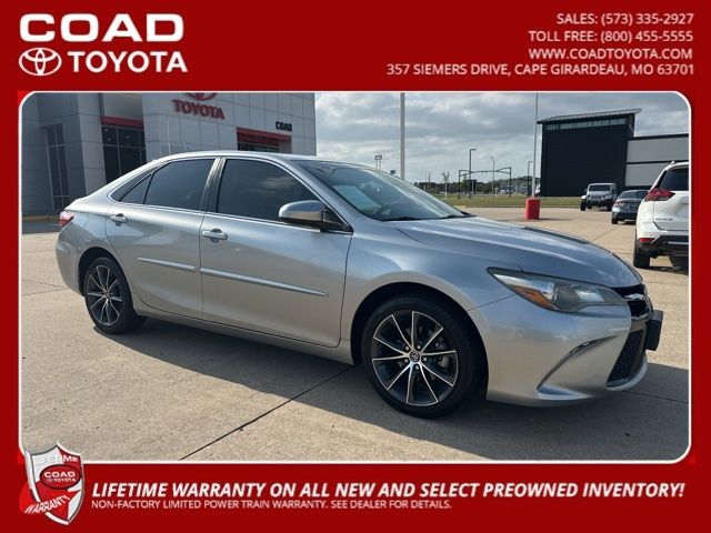 Celestial Silver Metallic 2015 Toyota Camry XSE Sedan Front-Wheel Drive 6-Speed Automatic