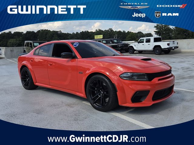 Go Mango! 2023 Dodge Charger Sedan Rear-Wheel Drive 8-Speed Automatic