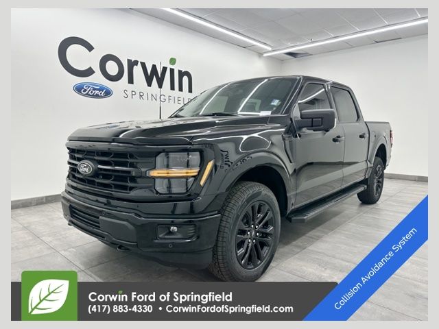 Agate Black Metallic 2026 Ford F-150 XLT SuperCrew 4WD Pickup Truck Four-Wheel Drive Automatic