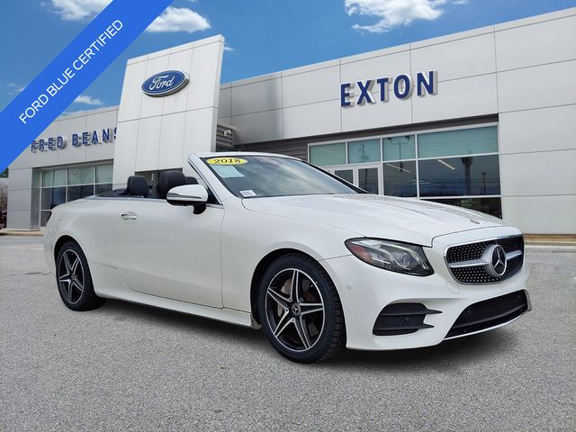 White 2018 Mercedes-Benz E-Class Convertible All-Wheel Drive 9-Speed Automatic