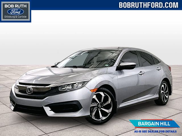2017 Honda Civic LX Gray at Bob Ruth Ford