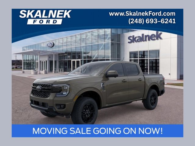 Marsh Gray 2026 Ford Ranger Lariat SuperCrew 4WD Pickup Truck Four-Wheel Drive Automatic