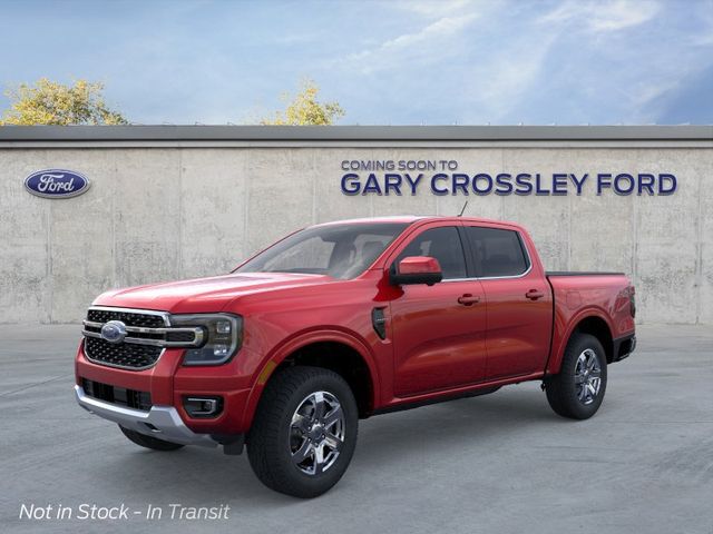 Ruby Red Metallic Tinted Clearcoat 2026 Ford Ranger Lariat SuperCrew 4WD Pickup Truck Four-Wheel Drive Automatic