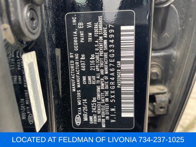 Used 2014 Kia Optima For Sale in New Hudson, MI