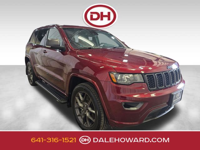 Velvet Red Pearlcoat 2021 Jeep Grand Cherokee SUV / Crossover Four-Wheel Drive 8-Speed Automatic