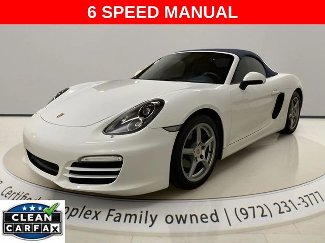 White 2013 Porsche Boxster Convertible Rear-Wheel Drive 6-Speed Manual Overdrive