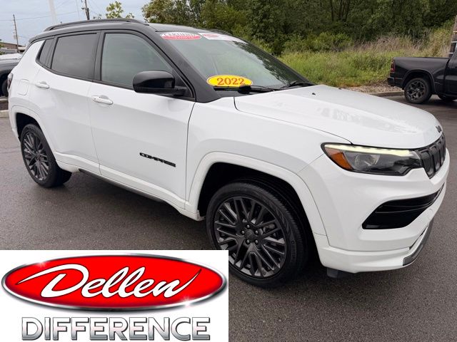 Bright White Clearcoat 2022 Jeep Compass High Altitude 4WD SUV / Crossover Four-Wheel Drive 9-Speed Automatic