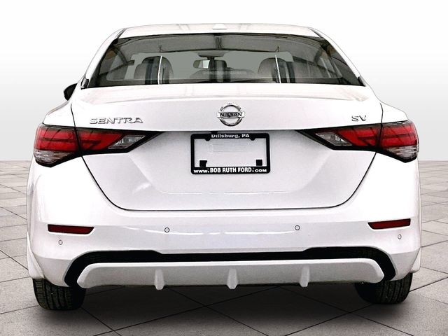 2020 Nissan Sentra SV White at Luther Ford