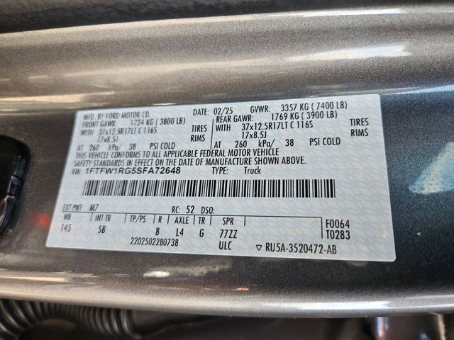 Certified Used 2025 Gray Ford Raptor image 33