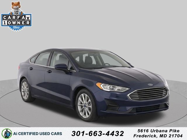 Blue Metallic 2020 Ford Fusion Sedan Front-Wheel Drive 6-Speed Automatic