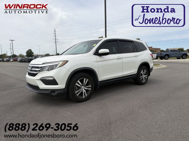 Diamond White 2018 Honda Pilot EX-L AWD SUV / Crossover All-Wheel Drive 6-Speed Automatic