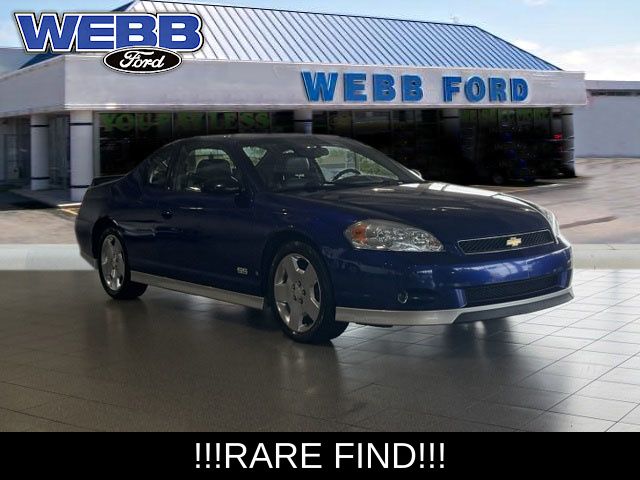 Laser Blue Metallic 2007 Chevrolet Monte Carlo Coupe Front-Wheel Drive 4-Speed Automatic Overdrive